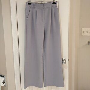 Abercrombie & Fitch Sloane Tailored Wide Leg Pant Grey Size 26 2S